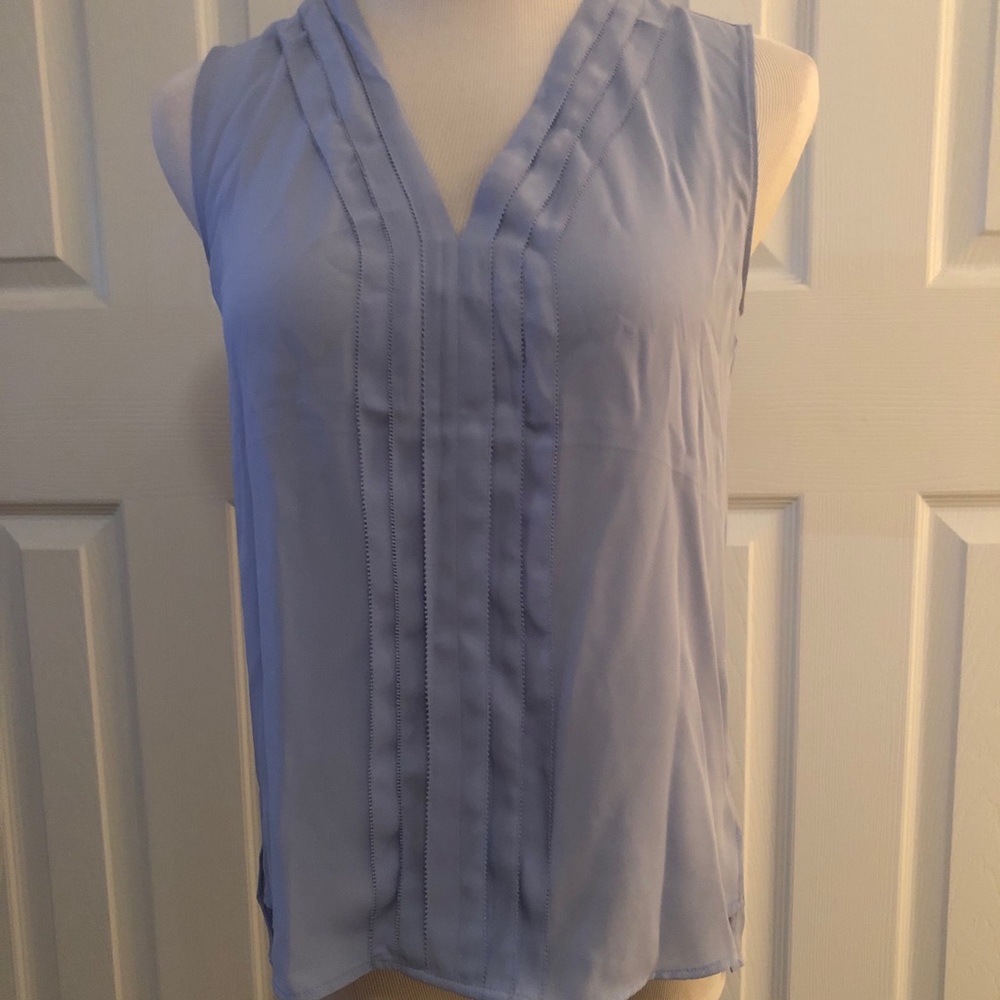 Ann Taylor Blue/Periwinkle sleeveless tunic